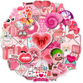 50PCS Rainbow white and black VSCO snail butterfly sticker fashion for girl luggage laptop smile face stickers