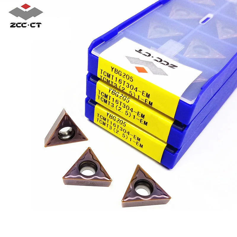 ZCC-CT CNC Lathe Turning Tools Customizable OEM Series TCMT110208-EM Stainless Steel Processing Inserts Featuring Carbide Insert