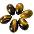 Wholesale Natural Crystal Egg Yellow Quartz Tiger Eye Yoni Eggs Healing