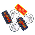Custom Logo Clothing Patch Embroidery Badges Heat Transfer Iron on Uniform Designer Embroidered Patches