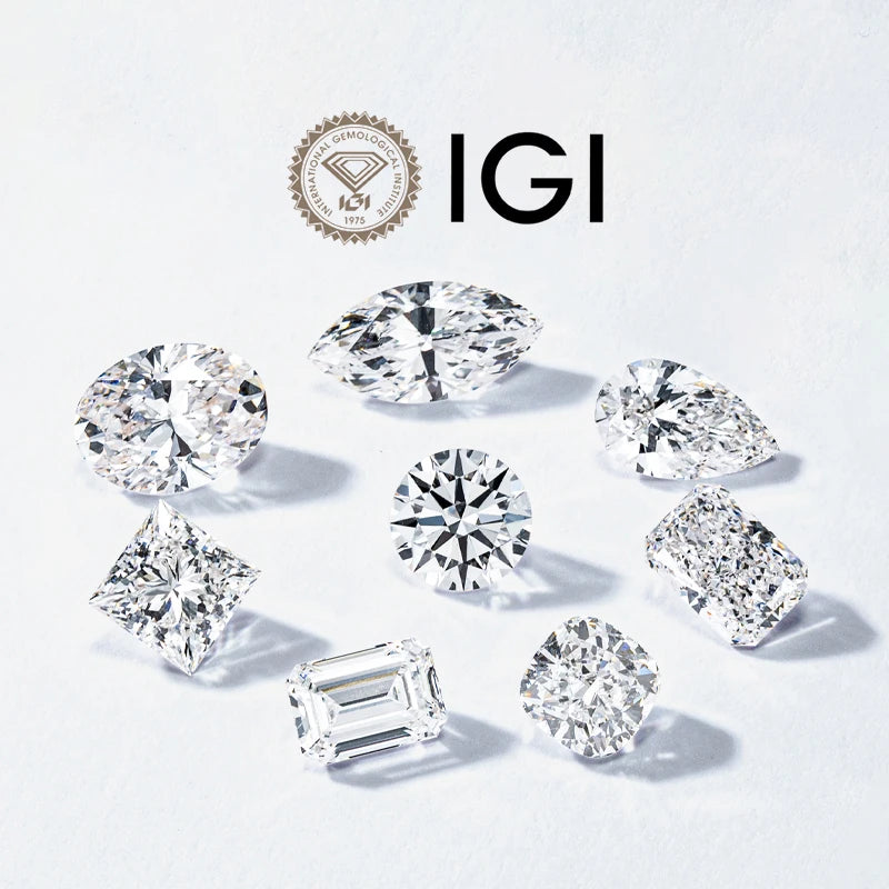 IGI Certificate VVS VS 1CT 1.5CT 2CT 3CT Wholesale Excellent Round Cut Lab Created Diamond Loose HPHT CVD Lab Grown Diamond