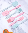 Silicone Spatula Set Heat-Resistant Non-Stick 3 Piece Design Spatula for Cooking Baking and Mixing