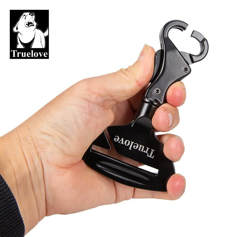 Truelove Wholesale Seatbelt Safety Hook for Dogs Pet Accessories Aluminum Alloy Metal Seat Belt Carabiner Hook