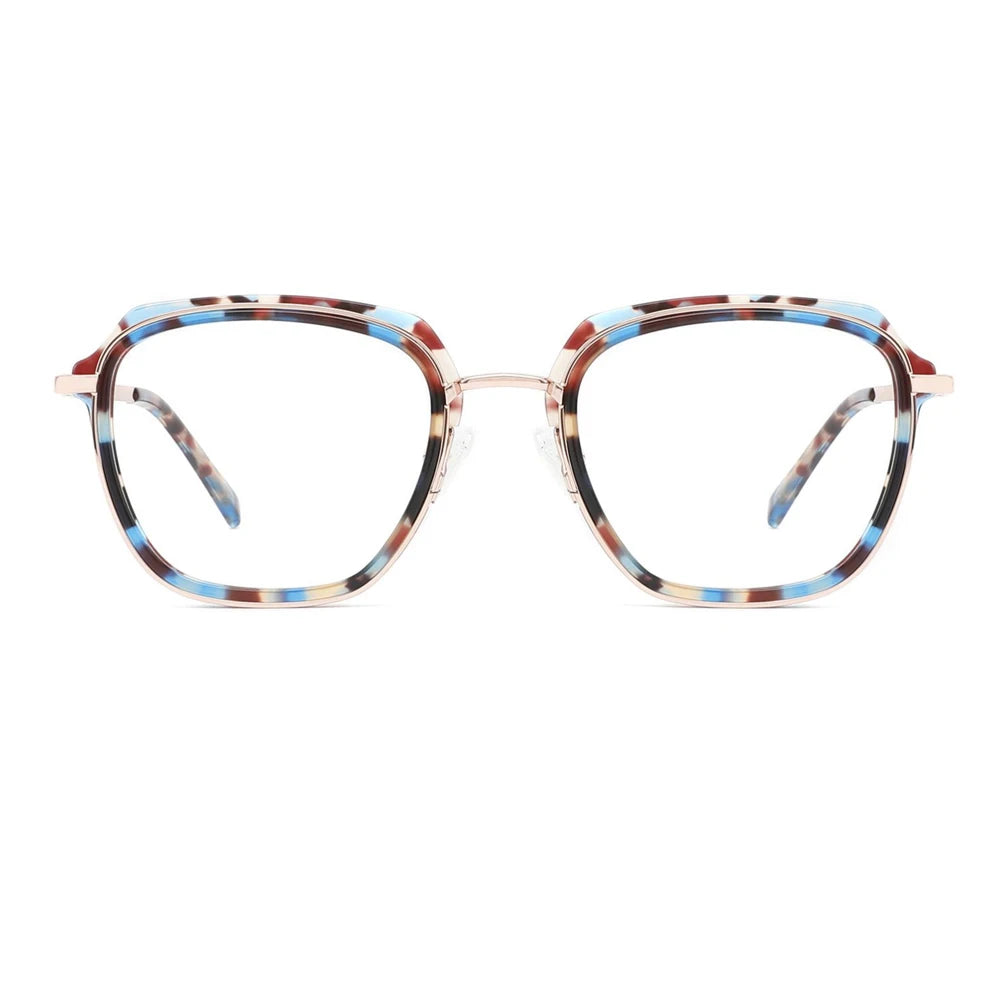 FEROCE Special Design Prescription Ultra-thin Metal Combine Acetate Wholesales Optical Eyewear Frame