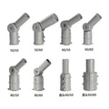 Wholesale Aluminum Adjustable Street Light Adapter 50mm 60mm 80mm to 50mm 60mm Parts for Solar Street Lighting Accessories