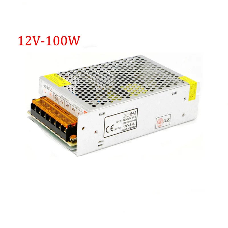 15W-600W LED Power Supply for LED Lights 5v 12v 24v AC DC Industrial 5A 10A 15A 20A 30A LED Drive