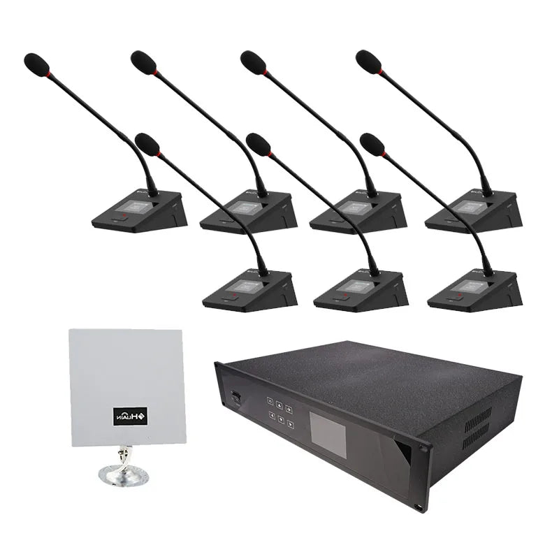 Communication Cordless Discussion Conference System Wireless Mic for Educational and Hotel