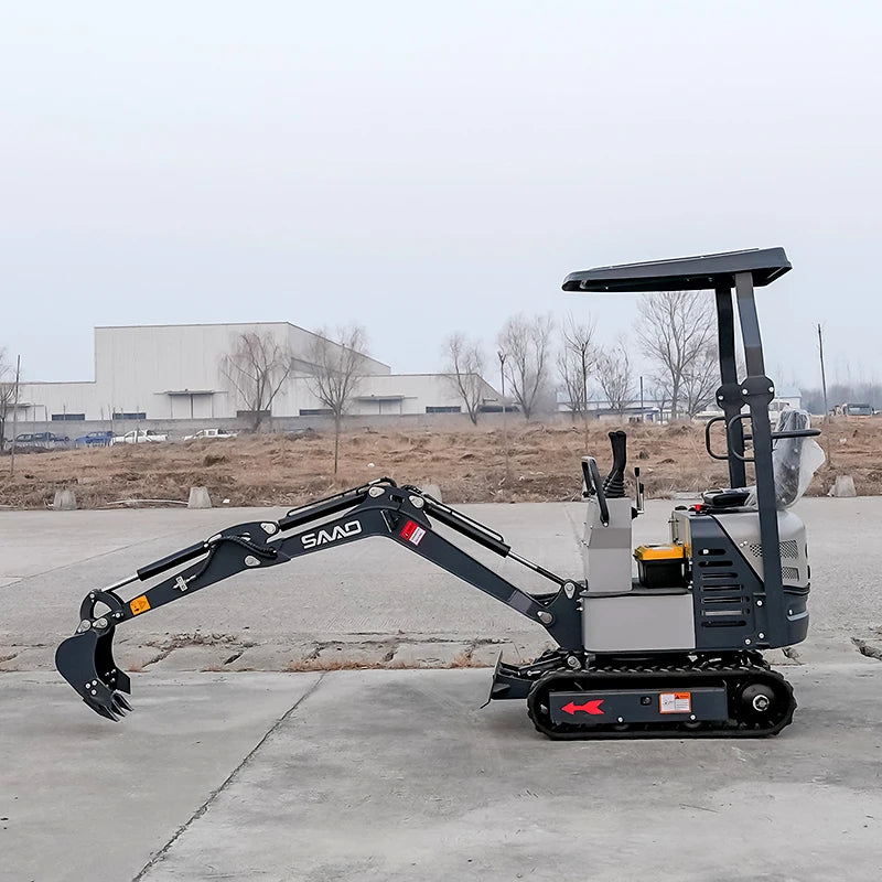 Chinese Manufacturer Earth-Moving Machine Cheap Mini Excavator 1 Ton Agt Mini Excavator Kubota Engine
