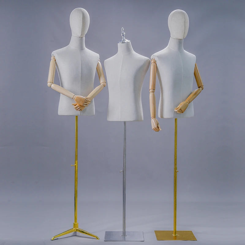 Hot Selling Half Body Male Mannequin Without Head