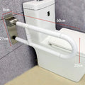 U Shape Drilling Suction Grab Bar with Stainless Steel White/Yellow Color Prevent Slips for Bathroom/Toilet Safety Elderly Care