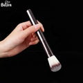 BELIFA Custom Brown Single Blush Brush Luxury Professional Aluminum Metal Blush Makeup Brush
