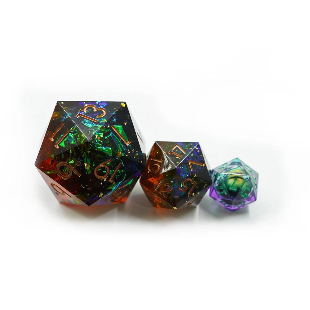 Yushun Jumbo D20 Dice 50mm Giant Polyhedron Big D20 for Role-playing Games Made of Resin for DND