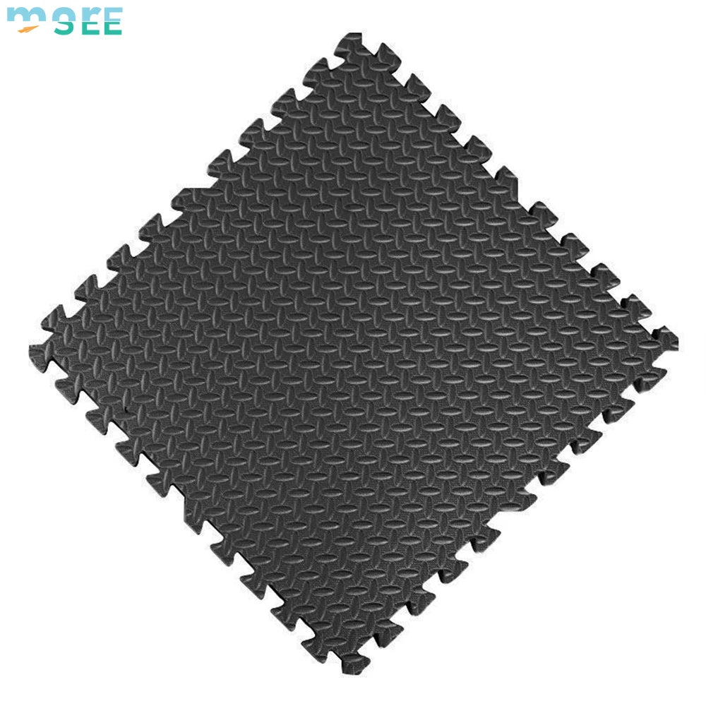 SeeMore Puzzle Exercise Mat EVA Interlocking Foam Home Gym Floor Padding Floor Tiles