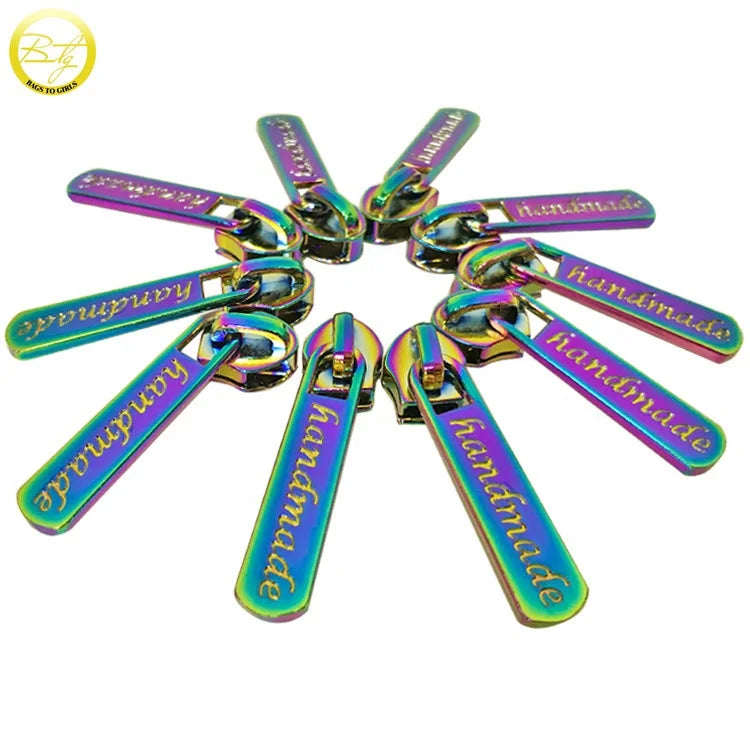 Handmade Metal Puller Design Cute Alloy Wallet Hollow Zipper Puller for Garment