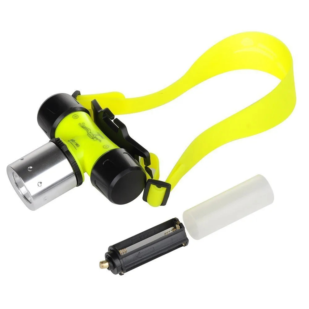 High Lumens 3 Modes 1600 Lumens IPX7 Magnetic Switch Waterproof Light Underwater Diving Headlights T6 LED Dive Headlamps