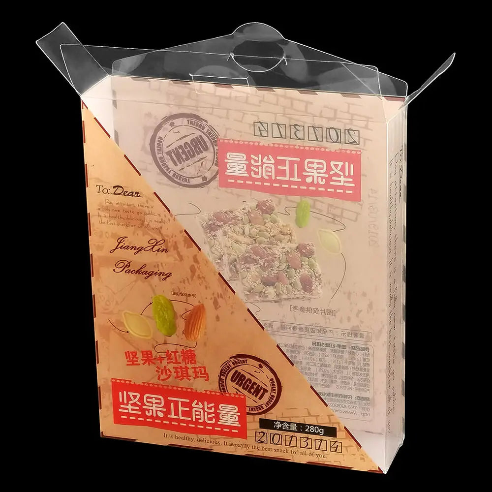Custom PET Plastic Packaging Box PVC Transparent Box pp Plastic Color Printing Frosted Food Folding Product Box