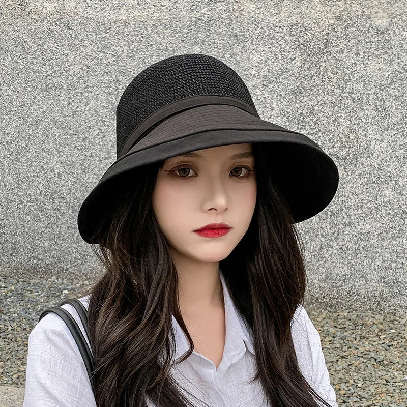 Breathable Sunscreen Big Brim Hats Sun Protective Summer Hats