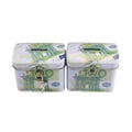 Best Quality Cheap Treasure Chest Tinplate Money Box Small Safe for Kids with Lock and Key Offset Printed