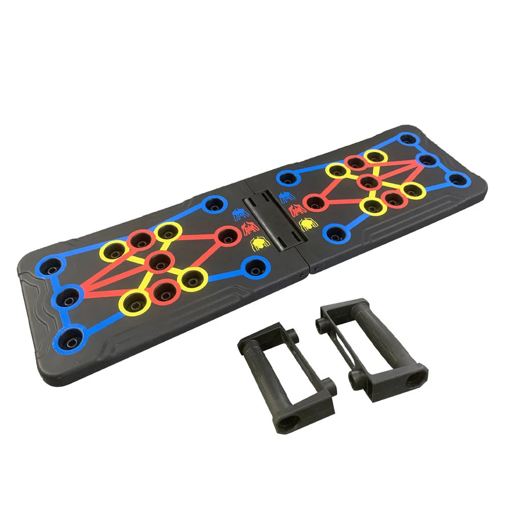 Foldable Workout Equipment Practical Push up Board Press-up Boards for Home Fitness With Color Box MegaBDM