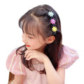 Korean New Flower Hairpins No Hurt Hair Star Summer Bangs Braiding Hair Dual-use Clip for Children