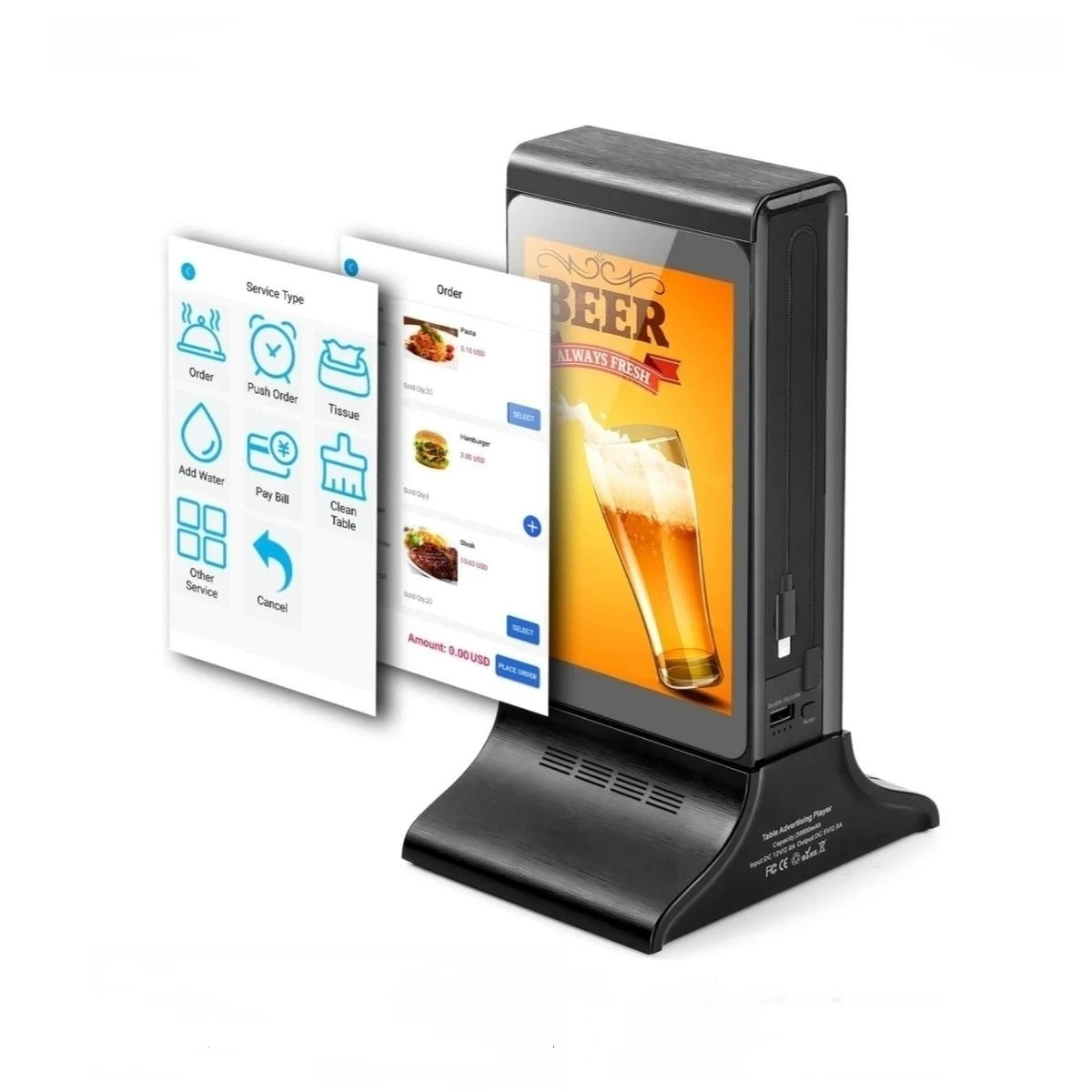 FYD-835E RK3566 Hot Sale WIFI and Cloud Server Function 8 Inch Digital Signage Table Talker