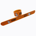 No Minimum Order Slap Bracelet Custom Logo Reflective Silicone Slap/Snap Wristband Ruler Slap Bracelets