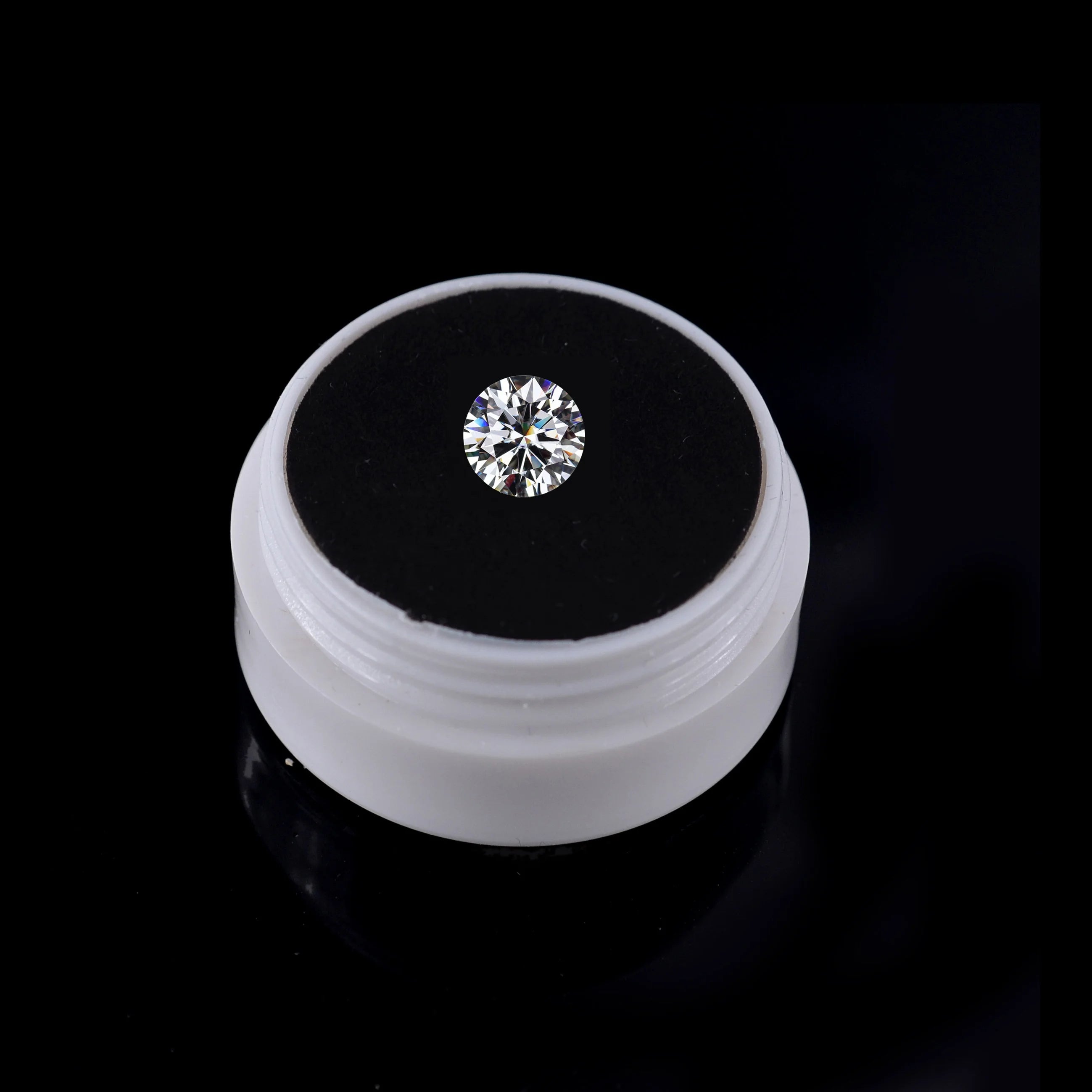 Baifu Jewelry Top Quality Loose Round VVS White Moissanite