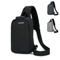 Fashion Quality Hard Anti Theft Lock Cipher Waterproof Inside Pocket Gentleman Business Crossbody Sling Student Chest Bag