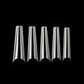 Wholesale 504pcs/bag Seamless False Artificial Nail Tips Extension Clear XX Long Coffin Nail Tips