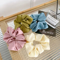 Silk Like Jumbo Hair Scrunchies Wholesale Floral Summer Satin Scrunchies Oversize Hair Ties