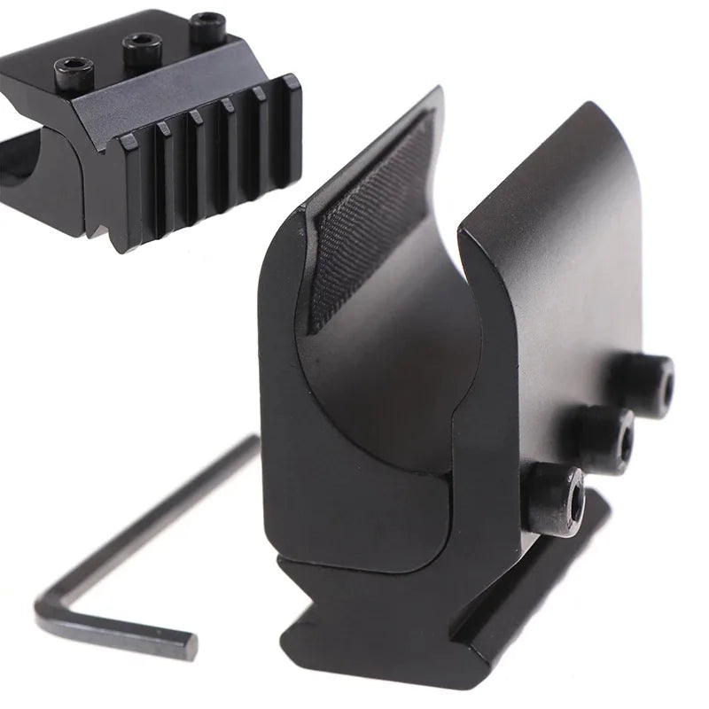 Aluminium 20mm Width Adjustment Tube with Mount Base Scope Accessories for Hunting & Sports