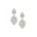 Factory Wholesale 925 Sterling Silver Cubic ZirconiaTeardrop Drop Earring Fine Jewelry for Women