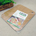 MUTOULAO MTLB00410 Natural Bamboo Rectangle Chopping Blocks-Creative Wood Cutting Board Single Piece Package