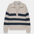 Fashion Patchwork Women Sweater Lady High Neck Pullover for Fall Winter