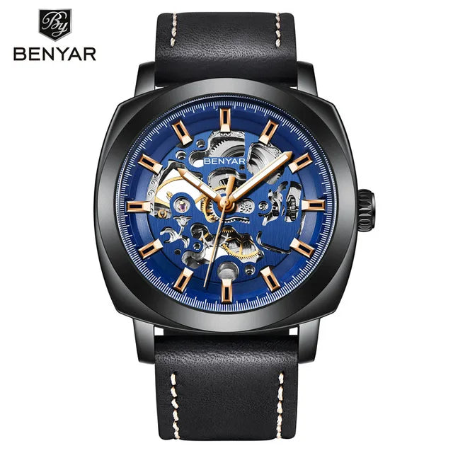 BENYAR 5121 Men's Top Brand Luxury Business Automatic Mechanical Watch Men Waterproof Sport Wrist Watches Relogio Masculino