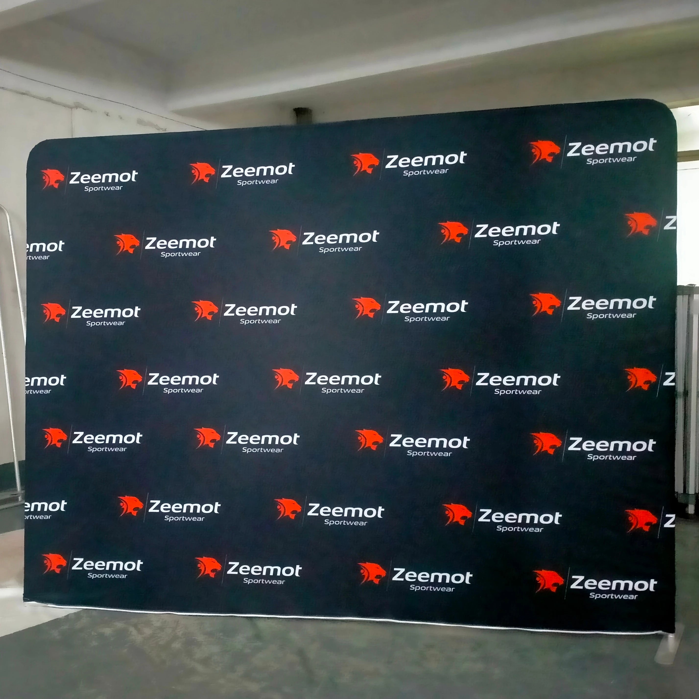 8ft Backdrop Graphic Stretch Portable Ez Extent Fabric Display