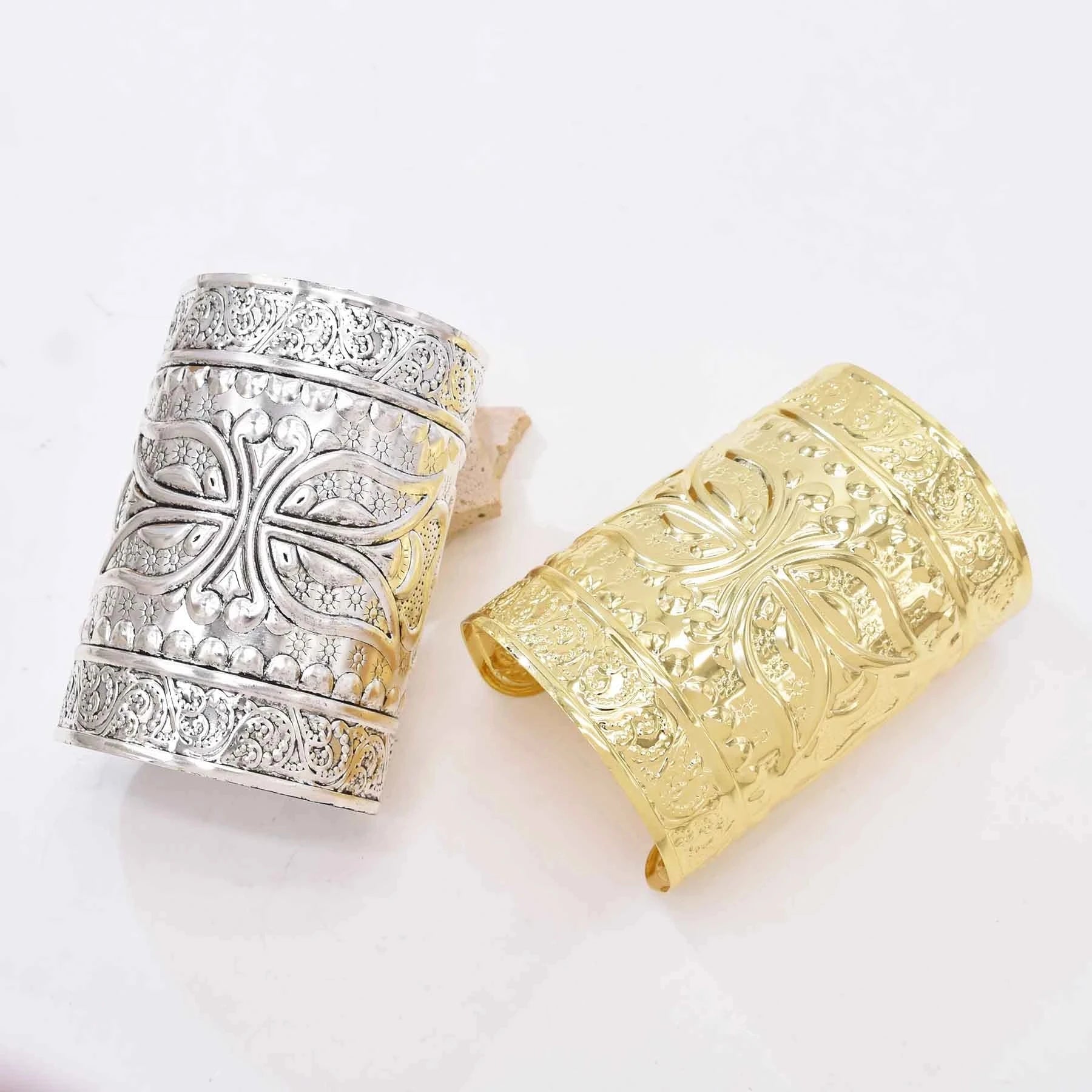 Vintage Style Women Open Butterfly Bracelets Ethnic Punk Gypsy Bracelets Cuff Bangle Bracelets