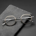 KMN1231 Pure Titanium Glasses Frame Men Oval Optical Myopia Prescription Eyeglasses Frame Women Luxury Brand Small Eyewear