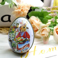 Easter Bunny Egg Decoration Iron Flask Favor Candy Wedding Box for Candy Favors