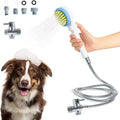 Imilive Dog Cat Eco-Friendly Plastic Bath Shower Head Spray Set Grooming Shampoo Easy Clean Nozzle Hose Outdoor Indoor