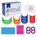 Wooden Creative Geometric Jigsaw Puzzle Game Kindergarten 3-6 Years Old Early Education Enlightenment Toy for Children