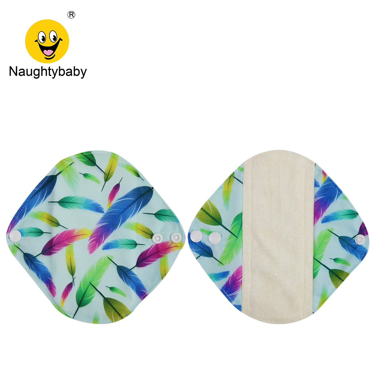 EASYMOM Reusable Breathable Sanitary Napkins Super Absorbent Menstrual Cloth Pads with Bamboo Customized Logo Printing