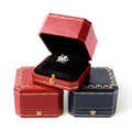 Factory Direct Customized Wedding Set Box Comfortable Touch Rectangle Jewelry Box Cotton Stuffing Watch Packaging Personalized