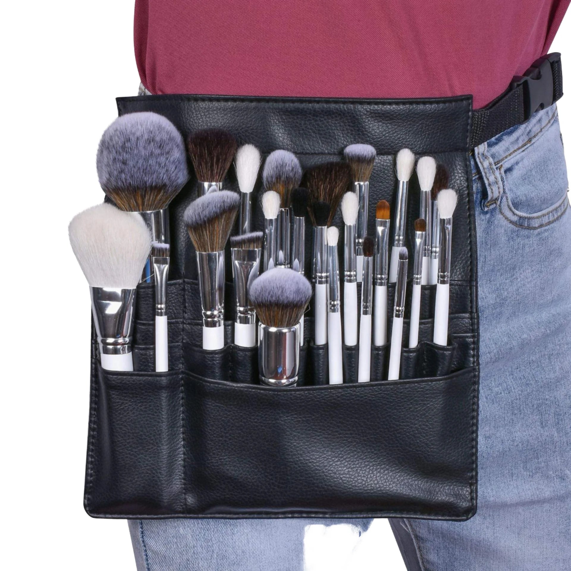 Manufacture Personalizado Double-end Makeup Brushes Vegan Synthetic Contour Powder Concealer Blush Brush Makeup Brush Set