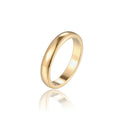 Simple Style German EPR Packaging Popular Design 4Mm Thin Rings Jewelry Women Stainless Steel Gold Ring