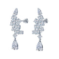 Messi Customized Jewelry MSE-645 18K Lab Diamond Earrings Studs for Women