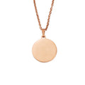 Yiwu Jewelry Factory Can Customize Engraving Blank Stainless Steel Ring Disc Pendant Necklace 10-25mm Size for Any Number Symbol