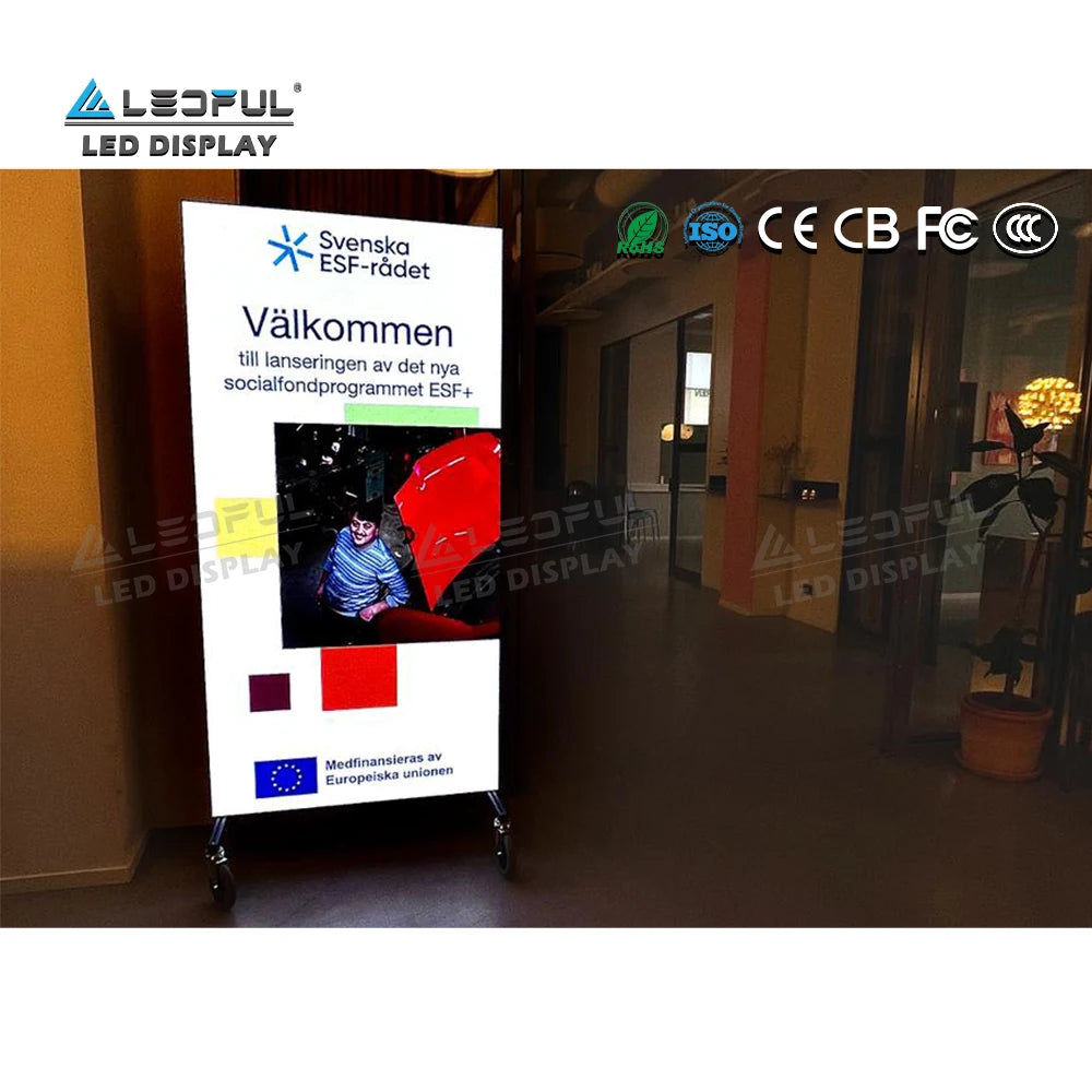 Best Selling Promotional Price Indoor Advertising Led Poster Display Screen Board