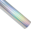 Hot Sell PET Transparent rainbow Film Dichroic Iridescent Vinyl Fabric Plastic Film for Raincoat Fans and Decoration Free Sample