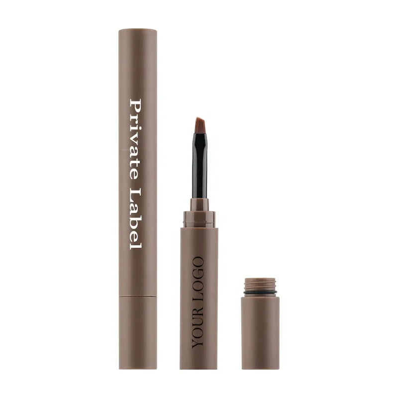High Quality Eyebrow Pomade Custom Private Label 2 in 1 Eyebrow Pomade With Brush Long-lasting Color Eyebrow Cream